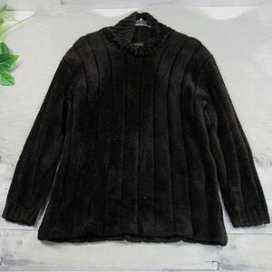 ESCADA Vintage Chenille Mock Neck Heavy Knit Sweater Women’s Size 38 US 8 / M